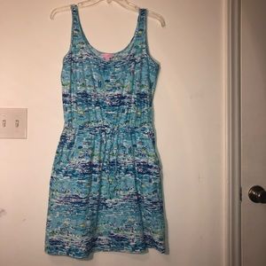 Lilly Pulitzer High Tide Toile Kori Dress